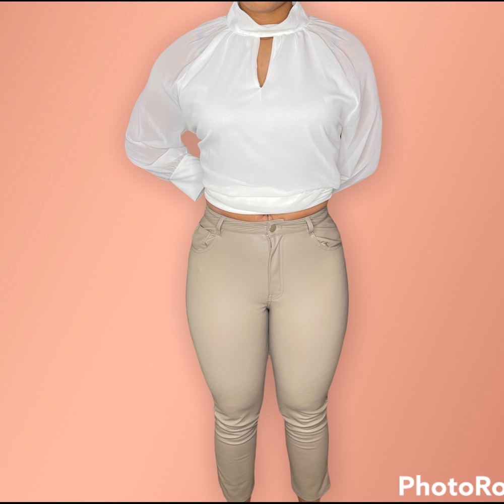Faux Leather Pants